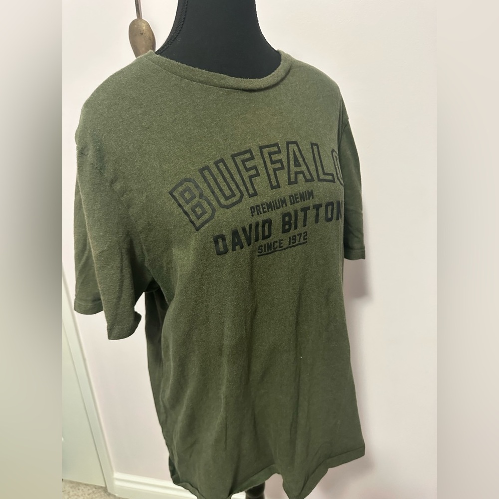 Buffalo David Bitton Green Short Sleeve Tee